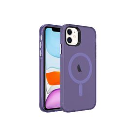 Zore Apple iPhone 11 Magsafe Şarj Özellikli Buzlu Transparan C-Pro Sert Kapak Kılıf