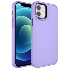 Zore Apple iPhone 11 Metal Çerçeve ve Buton Tasarımlı Sert Botox Kapak Kılıf