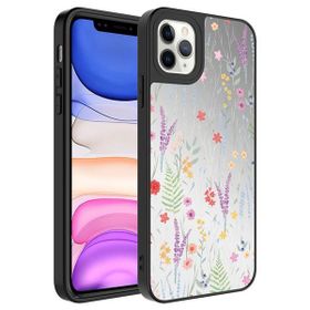 Zore Apple iPhone 11 Pro Max Aynalı Desenli Kamera Korumalı Parlak Mirror Kapak Kılıf