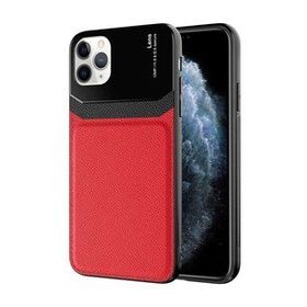 Zore Apple iPhone 11 Pro Max Emiks Deri Görünümlü Kılıf