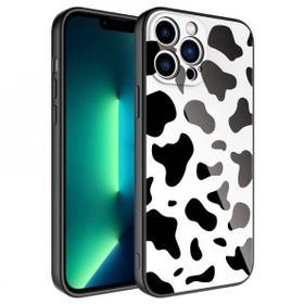 Zore Apple iPhone 11 Pro Max Kamera Korumalı Desenli Sert Silikon Zore Epoksi Kapak Kılıf