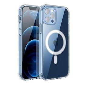 Zore Apple iPhone 11 Pro Max Magsafe Şarj Özellikli Şeffaf Sert PC Embos Kapak Kılıf