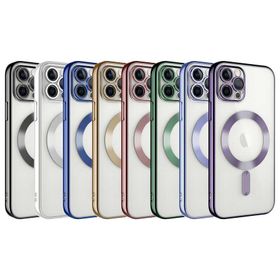 Zore Apple iPhone 11 Pro Max Uyumlu Kamera Korumalı Magsafe Wireless Şarj Özellikli Demre Kapak Lila Cep Telefonu Kılıfı