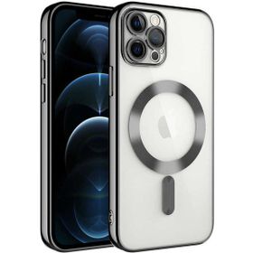 Zore Apple iPhone 11 Pro Max Uyumlu Kamera Korumalı Magsafe Wireless Şarj Özellikli Demre Kapak Siyah Cep Telefonu Kılıfı