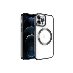 Zore Apple iPhone 11 Pro Max Uyumlu Magsafe Wireless Şarj Özellikli Setro Silikon Mavi Cep Telefonu Kılıfı