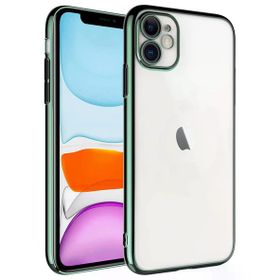 Zore Apple iPhone 11 Renkli Çerçeveli Riksos Silikon Kılıf