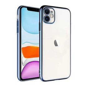 Zore Apple iPhone 11 Renkli Çerçeveli Riksos Silikon Kılıf