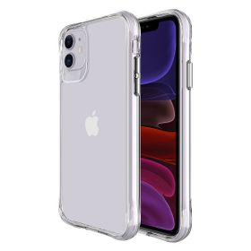Zore Apple iPhone 11 Şeffaf Ultra İnce Airbag Tasarımlı Okka Kapak Kılıf