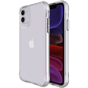 Zore Apple iPhone 11 Şeffaf Ultra İnce Airbag Tasarımlı Okka Kapak Kılıf