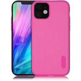 Zore Apple iPhone 11 Tio Çizgili Tasarım Silikon Kılıf