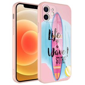 Zore Apple iPhone 11 Uyumlu Kamera Korumalı Desenli Sert Silikon Epoksi Kapak NO10 Cep Telefonu Kılıfı