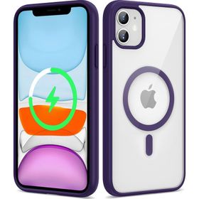 Zore Apple iPhone 11 Uyumlu Magsafe Wireless Şarj Özellikli Silikon Ege Kapak Derin Mor Kılıf
