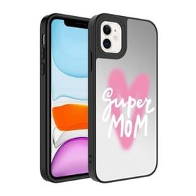 Zore Apple iPhone 12 Aynalı Desenli Kamera Korumalı Parlak Mirror Kapak Kılıf