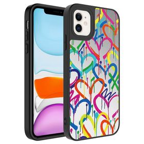 Zore Apple iPhone 12 Aynalı Desenli Kamera Korumalı Parlak Mirror Kapak Kılıf