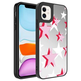 Zore Apple iPhone 12 Aynalı Desenli Kamera Korumalı Parlak Mirror Kapak Kılıf