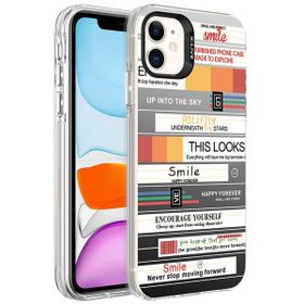 Zore Apple iPhone 12 Desenli Silver Sert Kapak Kılıf
