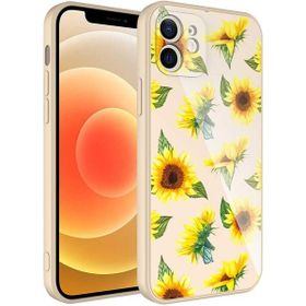Zore Apple iPhone 12 Kamera Korumalı Desenli Sert Silikon Epoksi Kapak Kılıf