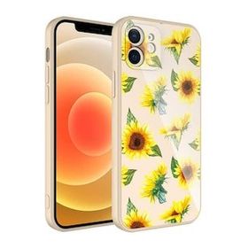 Zore Apple iPhone 12 Kamera Korumalı Desenli Sert Silikon Epoksi Kapak Kılıf