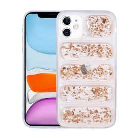 Zore Apple Iphone 12 Kamera Korumalı Simli Airbagli Dalga Kapak Kılıf
