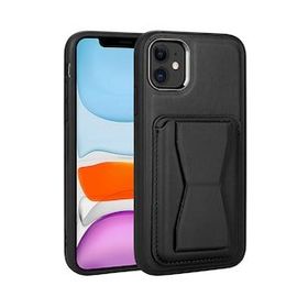 Zore Apple iPhone 12 Kartlıklı Standlı ​Pu Deri Memo Kapak Kılıf