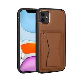 Zore Apple iPhone 12 Kartlıklı Standlı ​Pu Deri Memo Kapak Kılıf