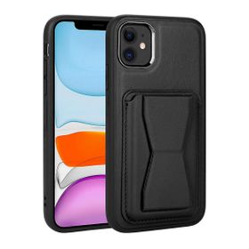 Zore Apple iPhone 12 Kartlıklı Standlı ​Pu Deri Memo Kapak Kılıf