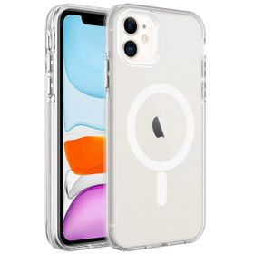 Zore Apple iPhone 12 Magsafe Şarj Özellikli Buzlu Transparan C-Pro Sert Kapak Kılıf