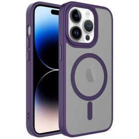 Zore Apple iPhone 12 Mat Arka Yüzey Wireless Şarj Özellikli Flet Magsafe Kapak Kılıf