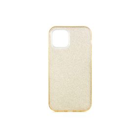 Zore Apple iPhone 12 Mini Uyumlu Gold Shining Silikon Kılıf