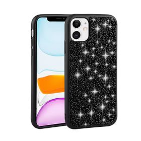Zore Apple iPhone 12 Parlak Taşlı Tasarım Linea Kapak Kılıf