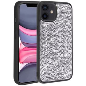 Zore Apple iPhone 12 Parlak Taşlı Tasarım Ston Kapak Kılıf