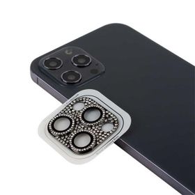Zore Apple iPhone 12 Pro CL-08 Siyah Kamera Lens Koruyucu