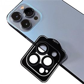 Zore Apple iPhone 12 Pro CL-11 Anti-Reflective Siyah Safir Kamera Lens Koruyucu