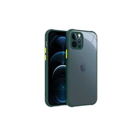 Zore Apple iPhone 12 Pro ​​Kaff Kapak Koyu Yeşil Cep Telefonu Kılıfı