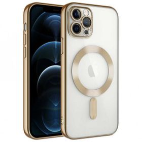 Zore Apple iPhone 12 Pro Kamera Korumalı Magsafe Wireless Şarj Özellikli Demre Kapak Kılıf