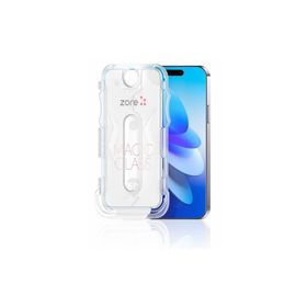 Zore Apple iPhone 12 Pro Kolay Uygulama Aparatlı 5D Magic Glass Cam Siyah Ekran Koruyucu