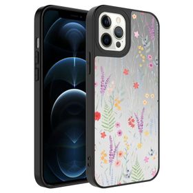 Zore Apple iPhone 12 Pro Max Aynalı Desenli Kamera Korumalı Parlak Mirror Kapak Kılıf