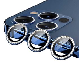Zore Apple iPhone 12 Pro Max CL-06 Siyah Kamera Lens Koruyucu