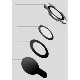 Zore Apple iPhone 12 Pro Max CL-07 Siyah Kamera Lens Koruyucu