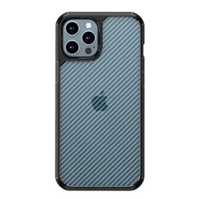 Zore Apple iPhone 12 Pro Max İnoks Fiber Yüzey Tasarım Cep Telefonu Kılıfı