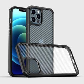 Zore Apple iPhone 12 Pro Max İnoks Fiber Yüzey Tasarım Cep Telefonu Kılıfı