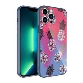 Zore Apple iPhone 12 Pro Max Kamera Korumalı Desenli Sert Silikon Epoksi Kapak Kılıf