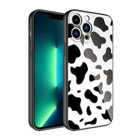 Zore Apple iPhone 12 Pro Max Kamera Korumalı Desenli Sert Silikon Epoksi Kapak Kılıf