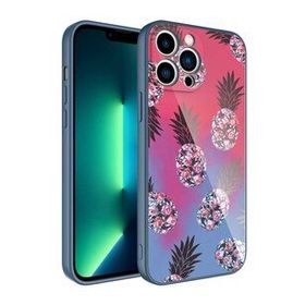 Zore Apple iPhone 12 Pro Max Kamera Korumalı Desenli Sert Silikon Epoksi Kapak Kılıf