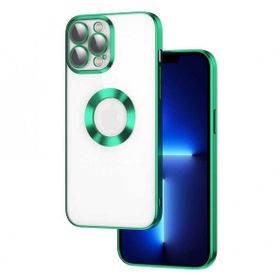 Zore Apple iPhone 12 Pro Max Kamera Korumalı Logo Gösteren Omega Kapak Kılıf
