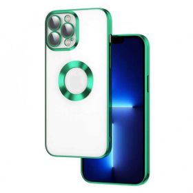 Zore Apple iPhone 12 Pro Max Kamera Korumalı Logo Gösteren Omega Kapak Kılıf