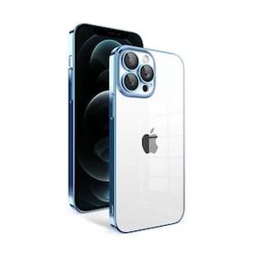 Zore Apple iPhone 12 Pro Max Kamera Korumalı Renkli Çerçeveli Garaj Kapak Kılıf