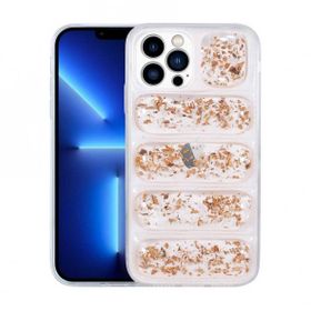 Zore Apple iPhone 12 Pro Max Kamera Korumalı Simli Airbag Dalga Kapak Kılıf