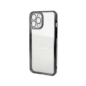 Zore Apple iPhone 12 Pro Max Kamera Korumalı Taşlı Mina Kapak Kılıf