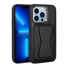 Zore Apple iPhone 12 Pro Max Kartlıklı Standlı ​Pu Deri Memo Kapak Kılıf